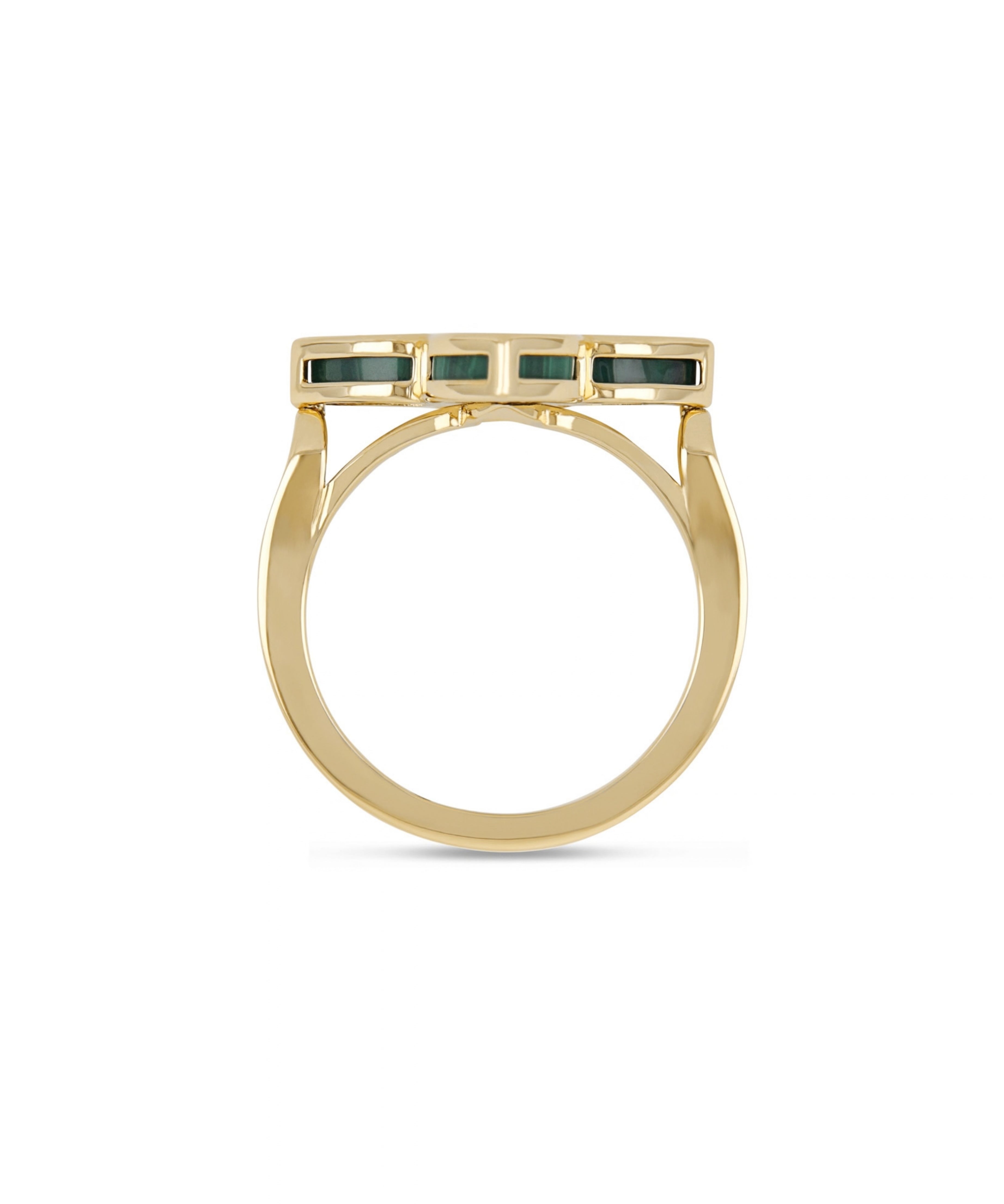 Anillo Roberto Coin Venetian Princess Oro Amarillo 18K y Malaquita | ARV777RI3190