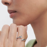 Anillo PDPAOLA  Caramelle Abierto Plata Baño Oro | AN01-D69