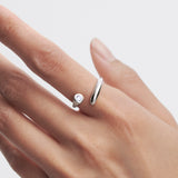 Anillo PDPAOLA  Caramelle Abierto Plata Baño Oro | AN01-D69