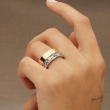 Anillo DELCERRO Hyades Oro y Plata | 10610B