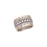 Anillo DELCERRO Oro y Plata Pavé Blanco | 10949B