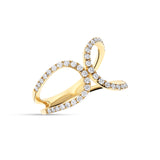 Anillo Lazo con Diamantes 0,47 cts en Oro Amarillo