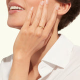 Anillo FRED  Force 10 Oro Amarillo y Diamante | 4B0966