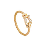 Anillo FRED  Force 10 Oro Amarillo y Diamante | 4B0966