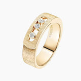 Anillo Messika Move Noa Ciselé en Oro Amarillo y Diamantes | 14482-YG