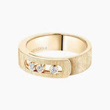 Anillo Messika Move Noa Ciselé en Oro Amarillo y Diamantes | 14482-YG