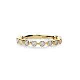Anillo Oro Amarillo 18k con Diamantes