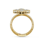 Anillo Roberto Coin Princess Flower Con Diamantes