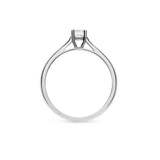 Anillo Solitario Diamante 0,54 cts en Oro Blanco