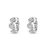 Aros Oro Blanco y Diamantes Multitalla con Halo