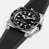 Bell & Ross BR-03 92 Diver Black Steel 42 mm | BR03A-D-BL-ST/SRB