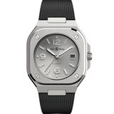 Bell & Ross BR-05 Grey Steel 40 mm | BR05A-GR-ST/SRB