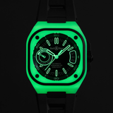 Bell & Ross BR-X5 Green Lum 41 mm | BRX5R-LUM-TC/SRB