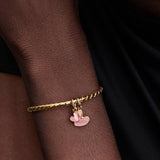 Charm Pandora Colgante Divisible Madre e Hija Rosa | 763766C01