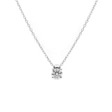 Colgante Diamante Solitario 0,54 cts en Oro Blanco