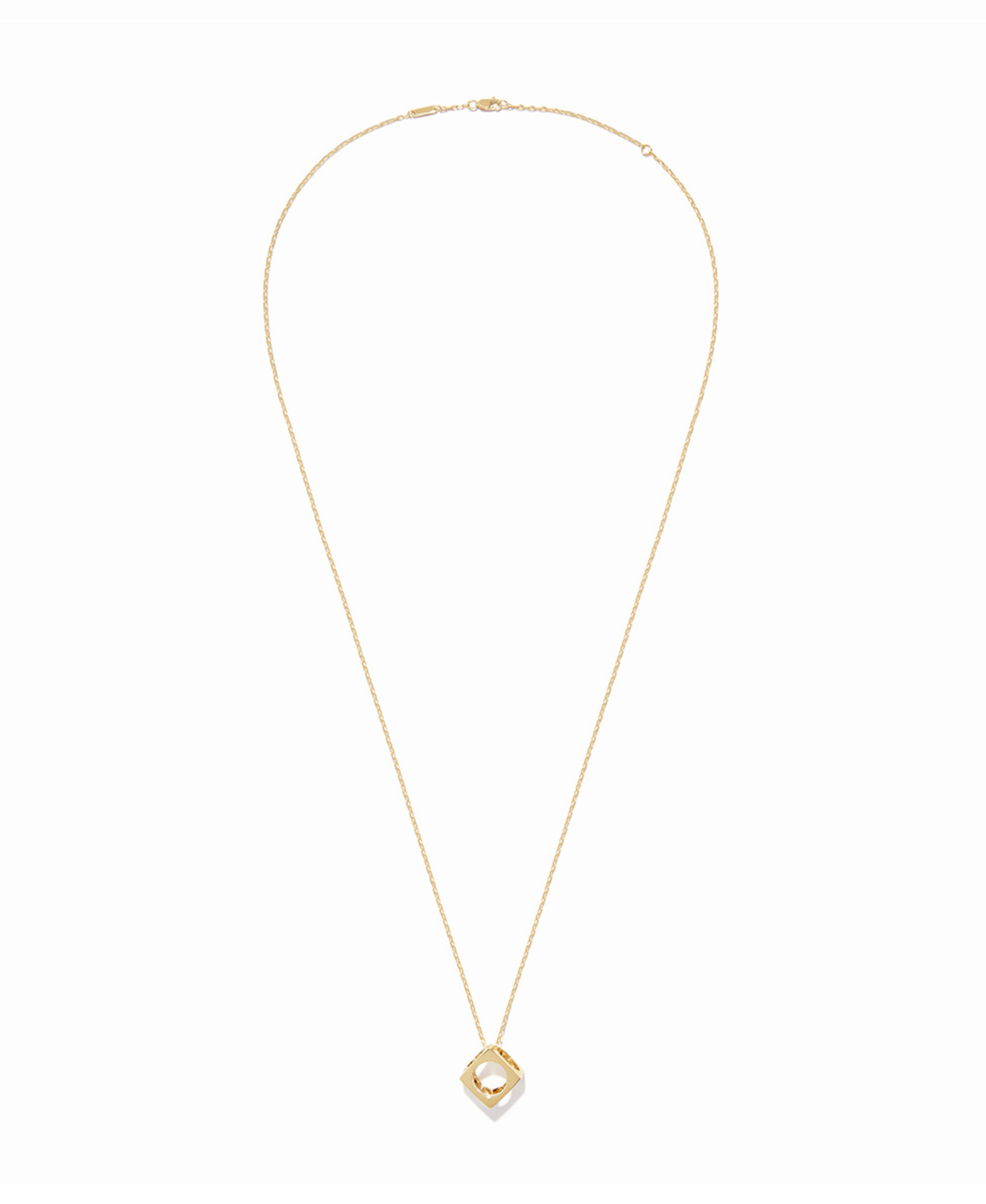 Colgante Le Pavé Dinh Van Modelo Mediano Oro Amarillo - 668201