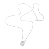 Collar Mattioli Mini Puzzle Con Diamantes En Oro Blanco | MCT054B102W