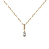 Collar Lava PDPAOLA Plata con Baño de Oro 18K y Circonitas Blancas | CO01-819-U