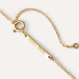 Collar Lava PDPAOLA Plata con Baño de Oro 18K y Circonitas Blancas | CO01-819-U