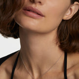 Collar Solitario Joy PDPAOLA Plata con Baño de Rodio y Circonita Blanca | CO01-599-U