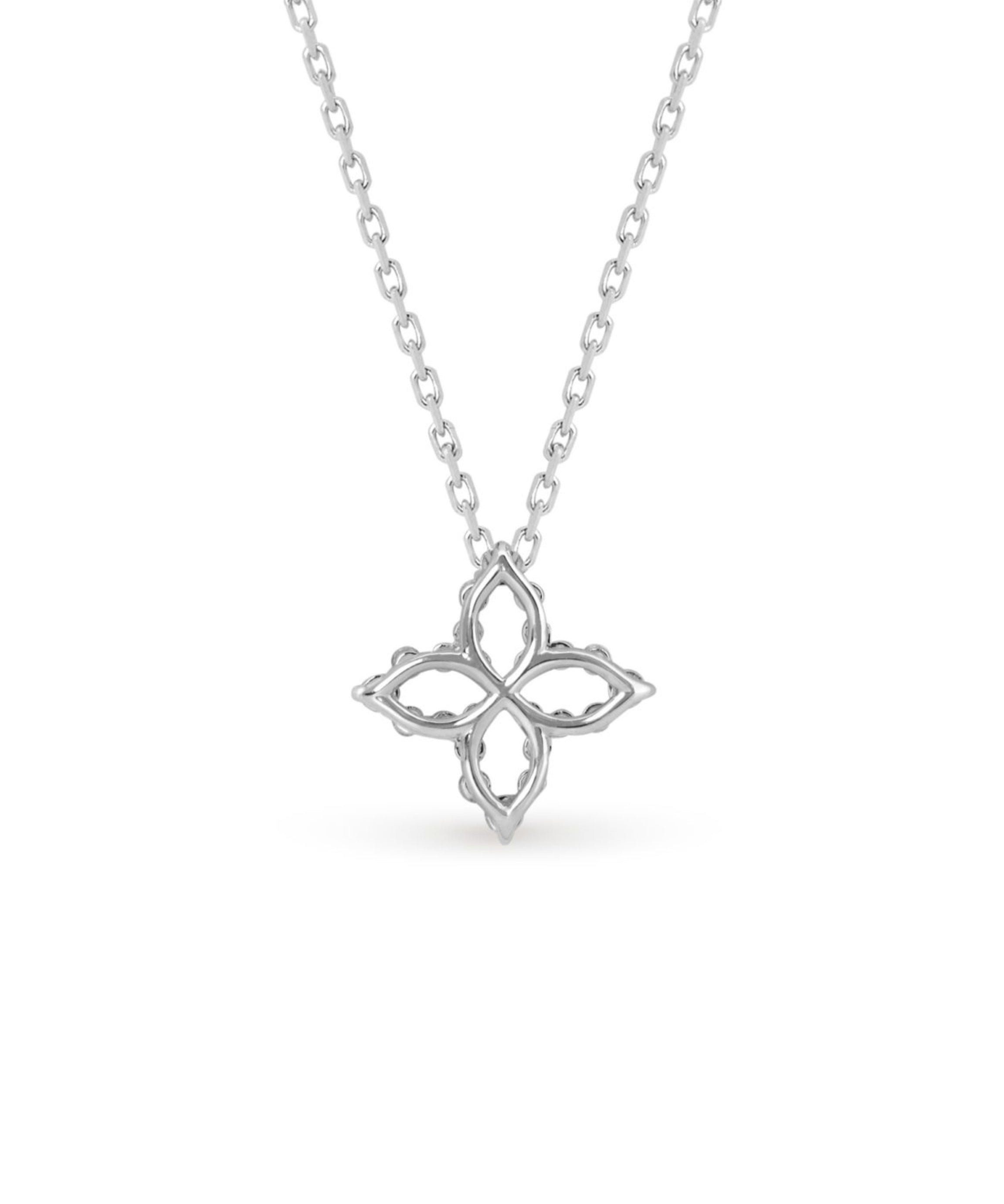 Collar Diamond Princess Carousel en Oro Blanco y Diamantes - ADR888CL2572_W_045.00
