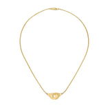 Collar Menottes Dinh Van R12 en Oro Amarillo y Diamantes - 652611