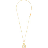 Collar Venetian Medallions en oro amarillo de 18 quilates con nácar y diamantes