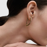 Pendientes de Aro Vento PDPAOLA Plata con Baño de Oro 18K | AR01-G31-U