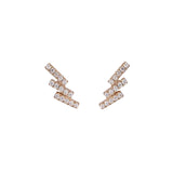 Pendientes Skyline Oro Rosa y Diamantes