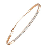 Pulsera Shewel Grande Oro Rosa y Diamantes