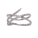 Anillo Loulou doble oro blanco