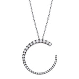 Collar Sasa L Oro Blanco y Diamantes