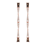 Pendientes Smooky Club Largos Fumé