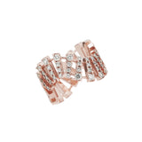Anillo Gold&Roses Smooky Club Grande Oro Rosa | GR-560.3