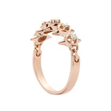 Anillo Peak Palace Riviere Oro Rosa