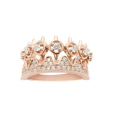 Anillo Peak Palace Arcos Oro Rosa