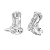 Gemelos Western Boot de Plata de Ley | C1046X0001