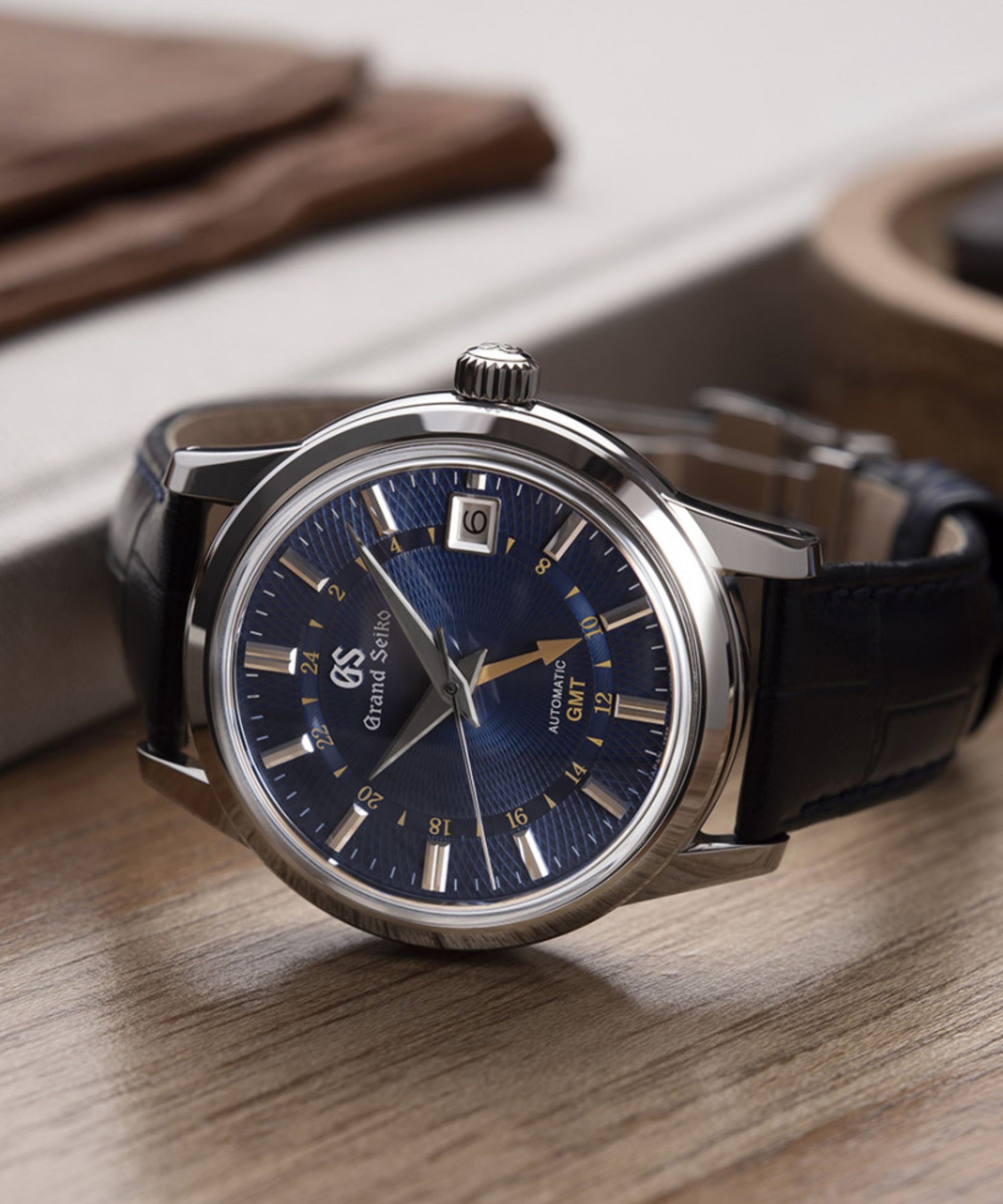 Grand Seiko Elegance Moondrop GMT Azul Acero 39,5 mm | SBGM257G