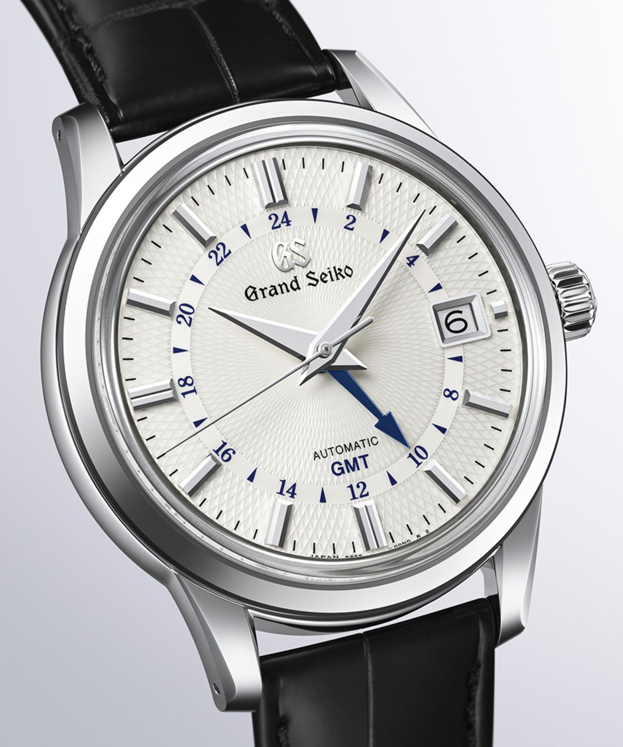 Grand Seiko Elegance Snowdrop GMT Blanco Acero 39,5mm | SBGM255G