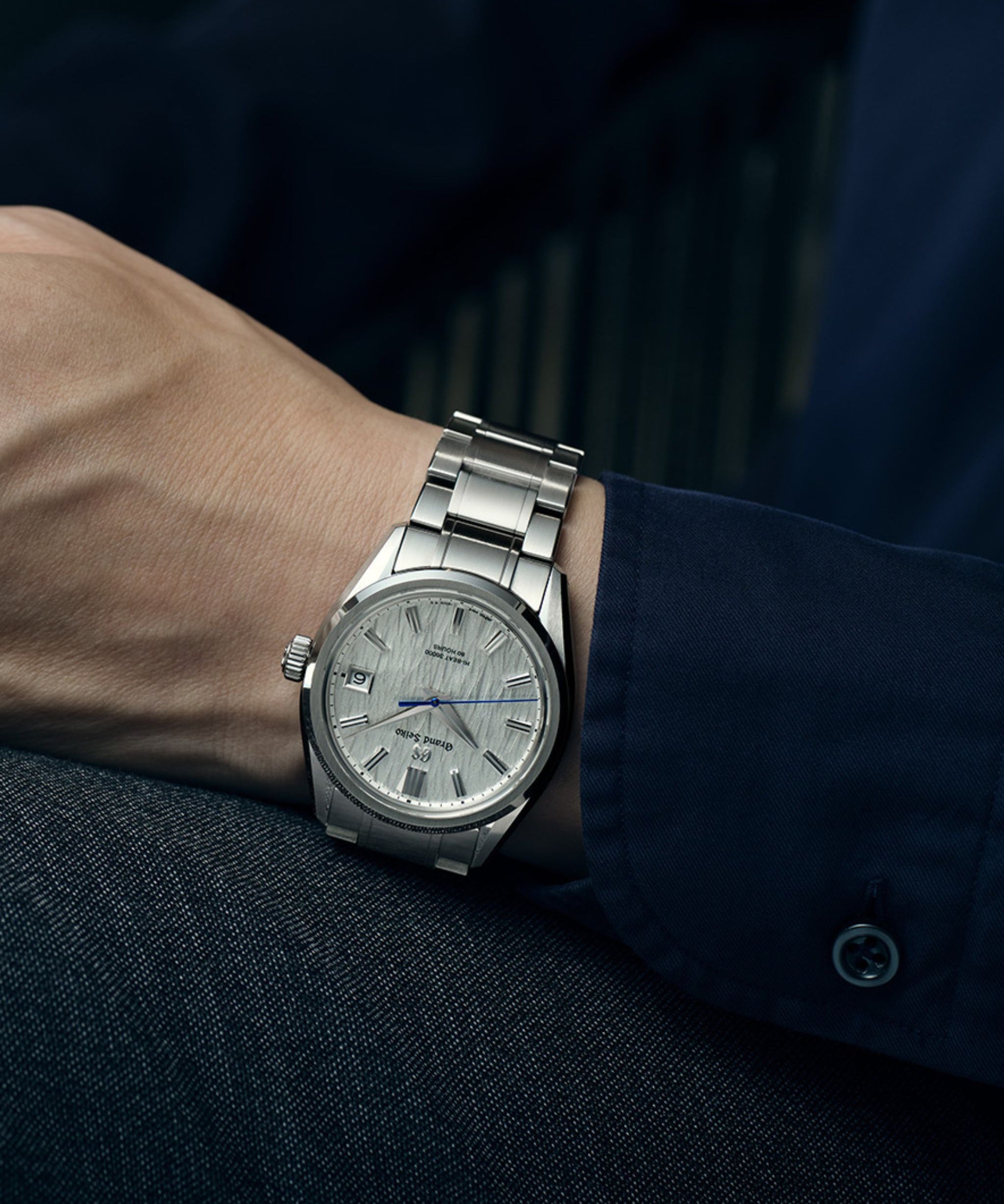 Grand Seiko Evolution 9 Hi-Beat Birch Blanco Acero 40 mm | SLGH005G