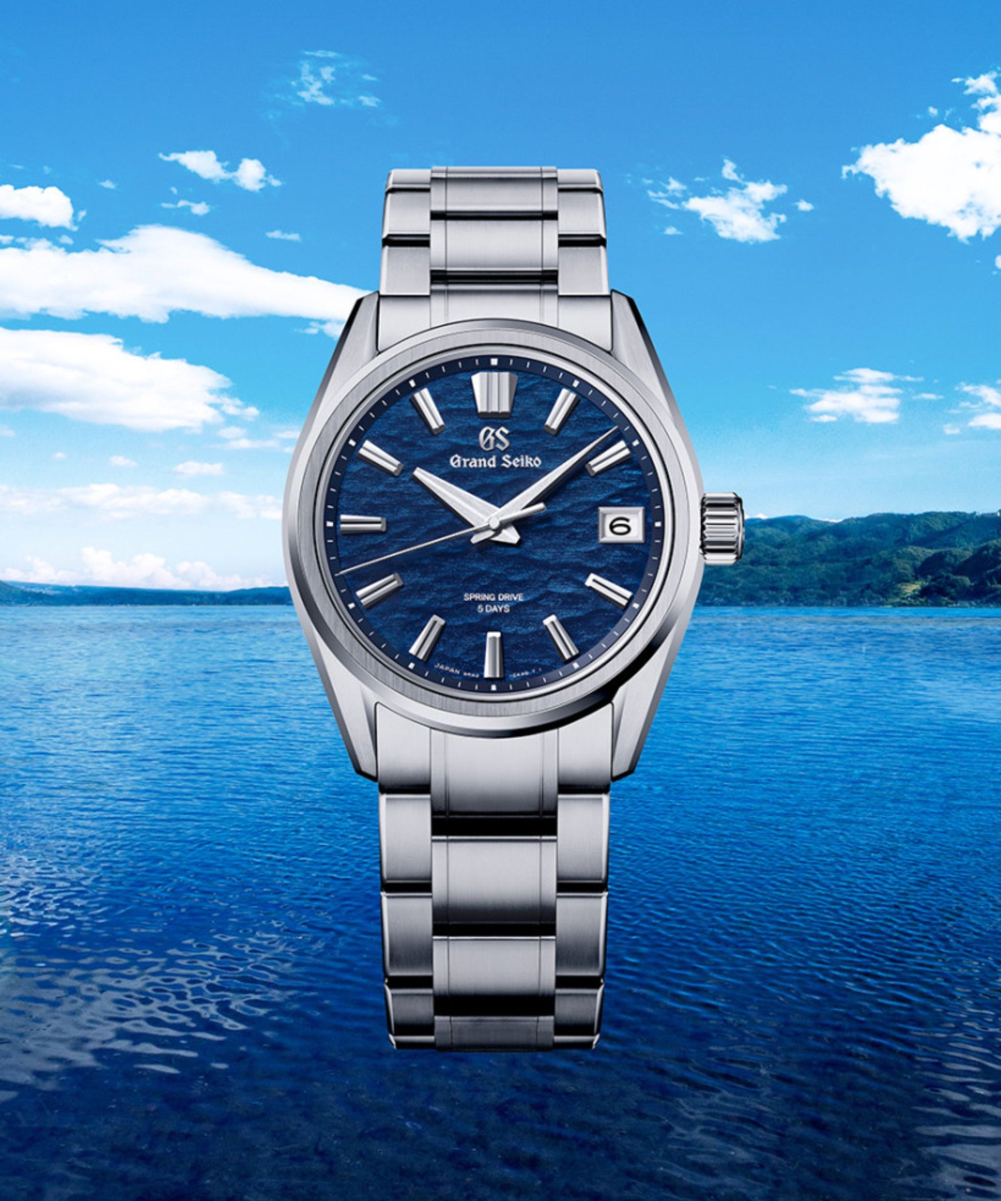 Grand Seiko Evolution 9 Spring Drive 5 Days “Lake Suwa” Azul Titanio 40 mm | SLGA019G