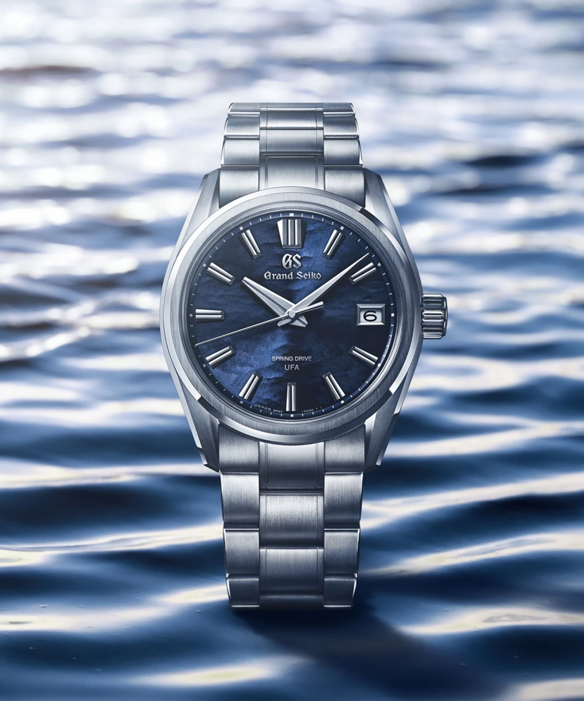 Grand Seiko Evolution 9 Spring Drive U.F.A. Lago Suwa Azul Acero 40 mm | SLGB013G