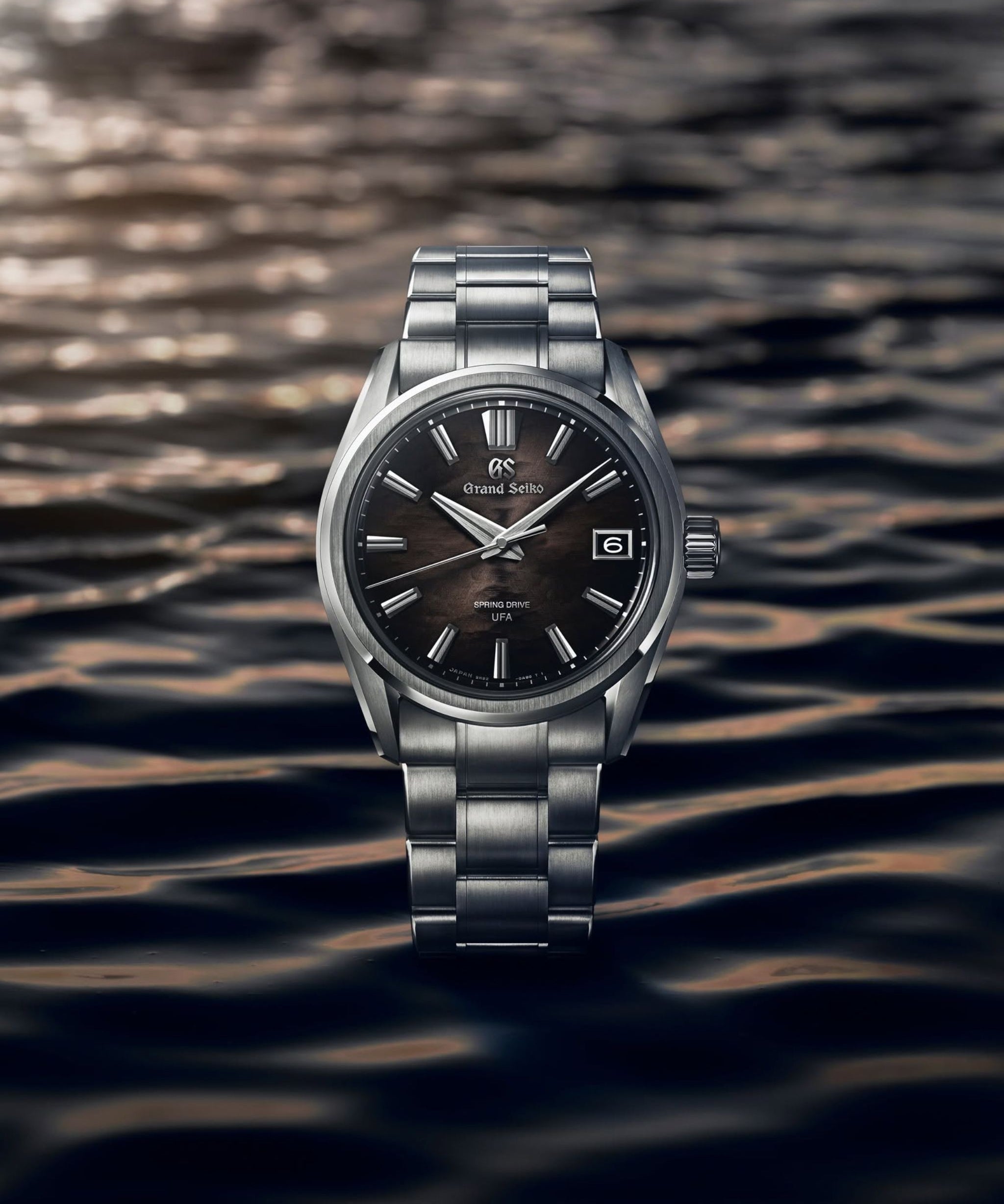 Grand Seiko Evolution 9 Spring Drive U.F.A. Lake Suwa Marrón Titanio 40 mm | SLGB007G