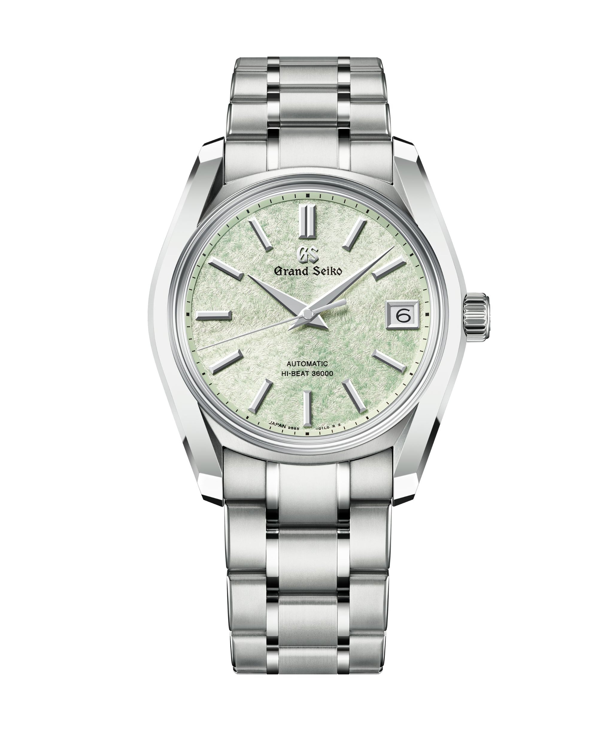 Grand Seiko Heritage Hi-Beat Sakura-Wakaba Verde Titanio 38 mm | SBGH343G