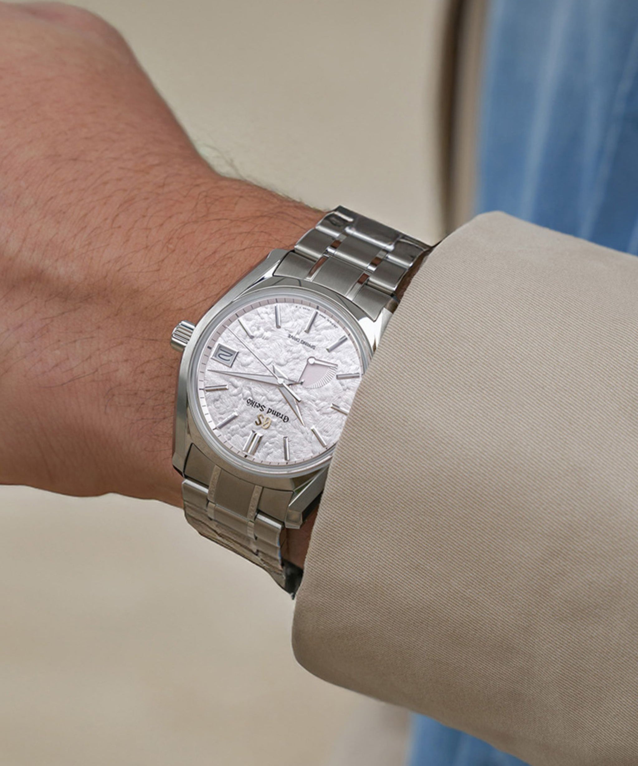 Grand Seiko Heritage Spring Drive Hana-Ikada Rosa Titanio 40 mm | SBGA413G