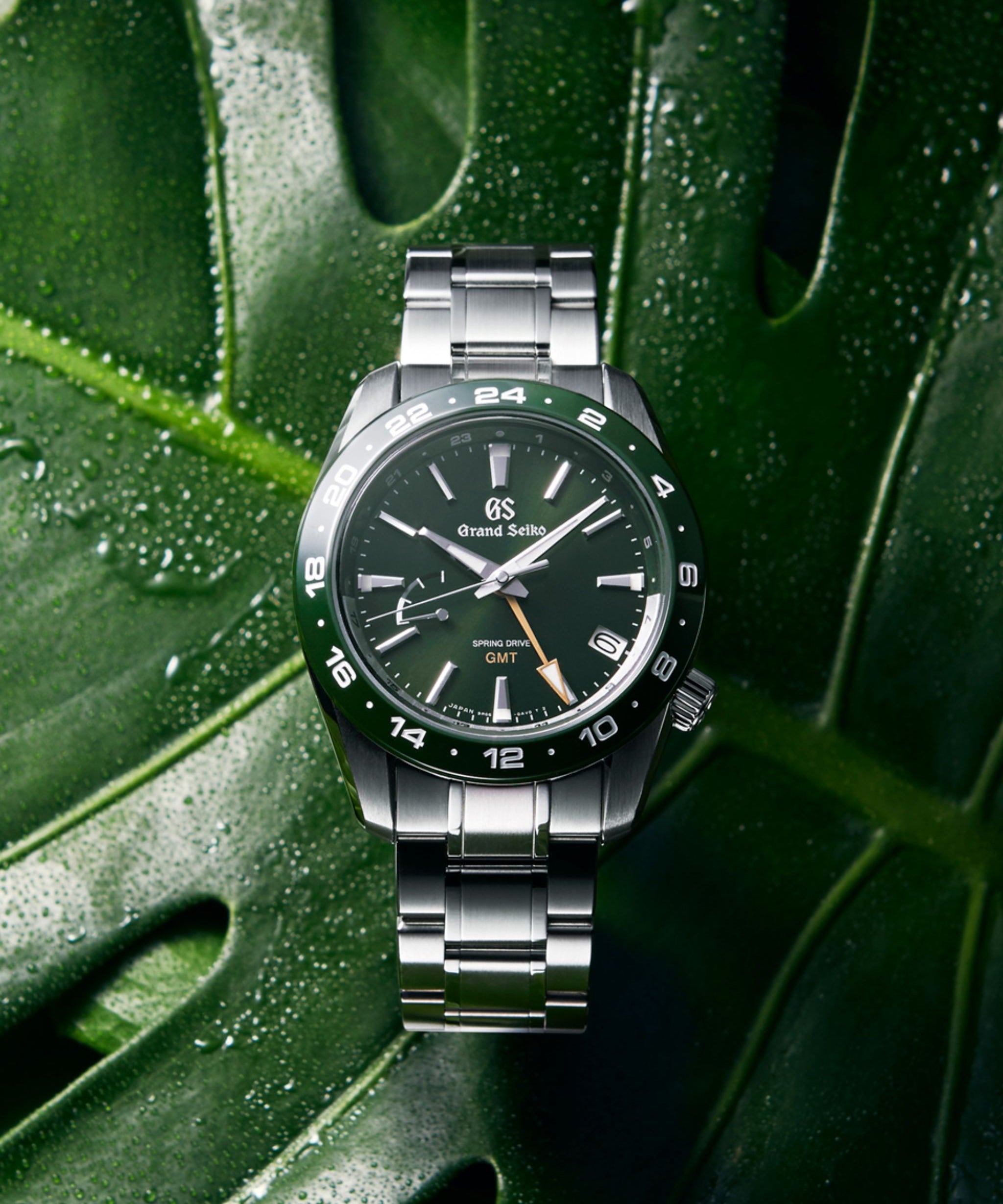 Grand Seiko Sport Spring Drive GMT Verde Acero 40,5 mm | SBGE257G