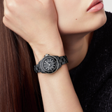 Chanel J12 Black Calibre 12.2 Cerámica Con Diamantes 33 mm | H9742