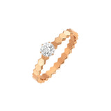 Anillo Solitario Bee de Chaumet Oro Rosa | J4NC00