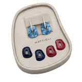 Kit Pendientes Mattioli Puzzle Con Diamantes En Oro Blanco | MOR054B002