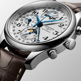 Longines Master Collection Chrono Moonphase Plateado 42 mm | L2.773.4.78.3